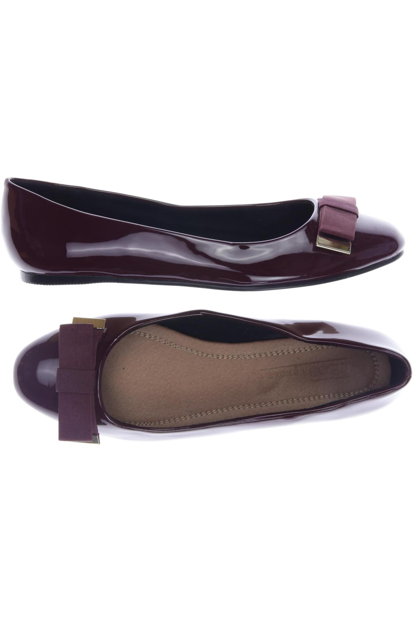 asos Damen Ballerinas, bordeaux von asos