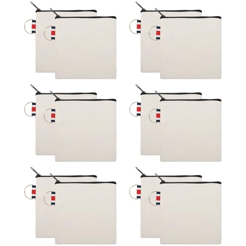 Aspire 12 Stück Canvas Geldbeutel Mini Geldbörse Kleine Tasche mit Reißverschluss Aspire 12 Stück Canvas Geldbeutel Mini Geldbörse Kleine Tasche mit Reißverschluss von aspire