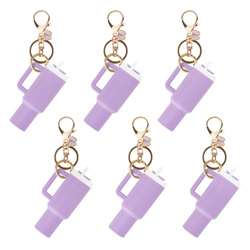 Aspire 6PCS Mini Tumbler -Schlüsselanhänger mit unterschiedlichem Charme, niedliche Tassenzubehör, Geldbeutel -Handtaschen -Rucksack -Charme für Lippenbalsam Aspire 6PCS Mini Tumbler -Schlüsselanhänger mit unterschiedlichem Charme, niedliche Tassenzubehör, Geldbeutel -Handtaschen -Rucksack -Charme für Lippenbalsam von aspire