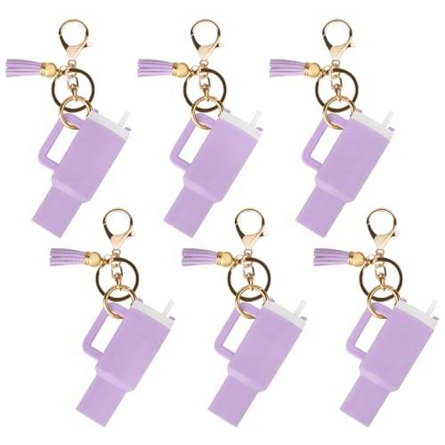 Aspire 6PCS Mini Tumbler -Schlüsselanhänger mit unterschiedlichem Charme, niedliche Tassenzubehör, Geldbeutel -Handtaschen -Rucksack -Charme für Lippenbalsam Aspire 6PCS Mini Tumbler -Schlüsselanhänger mit unterschiedlichem Charme, niedliche Tassenzubehör, Geldbeutel -Handtaschen -Rucksack -Charme für Lippenbalsam von aspire