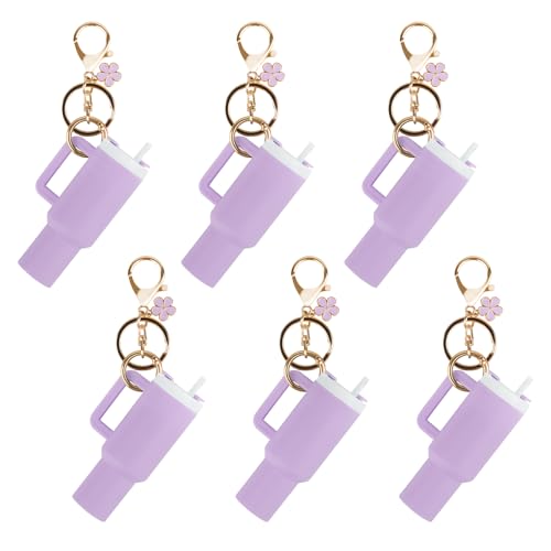 Aspire 6PCS Mini Tumbler -Schlüsselanhänger mit unterschiedlichem Charme, niedliche Tassenzubehör, Geldbeutel -Handtaschen -Rucksack -Charme für Lippenbalsam Aspire 6PCS Mini Tumbler -Schlüsselanhänger mit unterschiedlichem Charme, niedliche Tassenzubehör, Geldbeutel -Handtaschen -Rucksack -Charme für Lippenbalsam von aspire