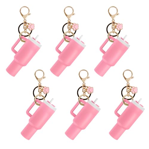 Aspire 6PCS Mini Tumbler -Schlüsselanhänger mit unterschiedlichem Charme, niedliche Tassenzubehör, Geldbeutel -Handtaschen -Rucksack -Charme für Lippenbalsam Aspire 6PCS Mini Tumbler -Schlüsselanhänger mit unterschiedlichem Charme, niedliche Tassenzubehör, Geldbeutel -Handtaschen -Rucksack -Charme für Lippenbalsam von aspire
