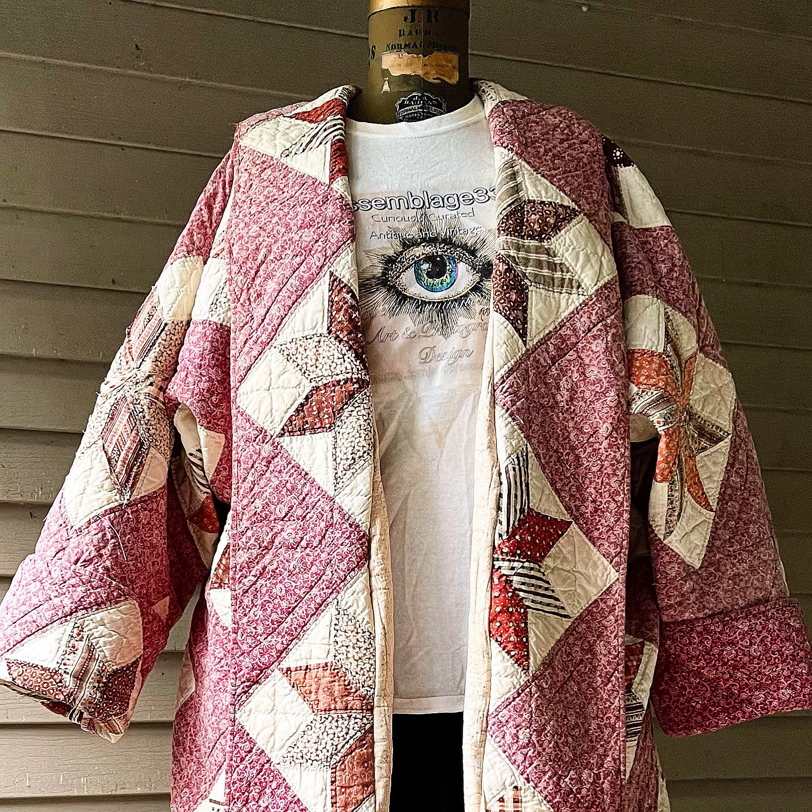 Quilt Mantel/1930Er Kimono Ärmel Einheitsgröße Oversized von assemblage333