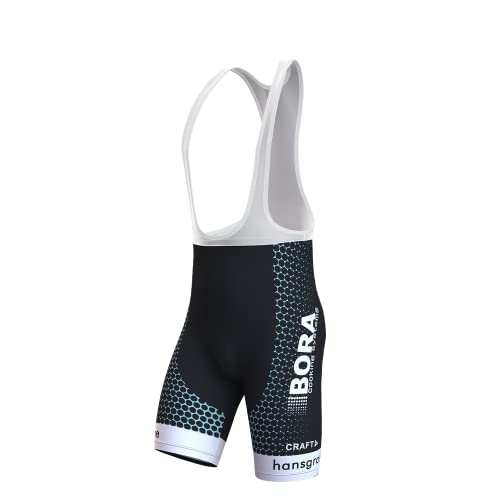 assocauicy Fahrrad TräGerhose Bib Shorts Herren,Anti-Rutsch Radlerhose Gepolstert Schnell Trocknend Atmungsaktiv Mit Taschen von assocauicy