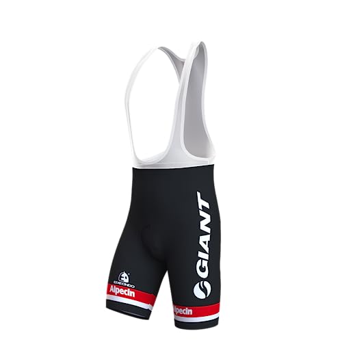 assocauicy Fahrrad TräGerhose Bib Shorts Herren,Anti-Rutsch Radlerhose Gepolstert Schnell Trocknend Atmungsaktiv Mit Taschen von assocauicy