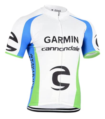 assocauicy Herren Fahrradtrikot Kurzarm Hochleistungs-Rennradtrikot Atmungsaktiv Radtrikot Radsportbekleidung mit 3 Taschen von assocauicy