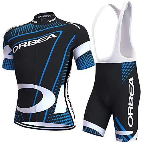 assocauicy Herren Kurzarm Fahrrad Trikot Set,Atmungsaktiv Schnell Trocknend Radtrikot Mit 4d Gel Gepolsterten Shorts Fahrradbekleidung Set assocauicy Herren Kurzarm Fahrrad Trikot Set,Atmungsaktiv Schnell Trocknend Radtrikot Mit 4d Gel Gepolsterten Shorts Fahrradbekleidung Set von assocauicy