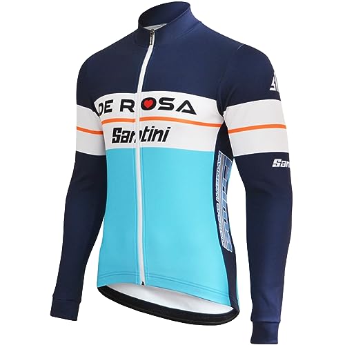 assocauicy Herren Radtrikot Fahrradtrikot Langarm,Radsportanzüge Atmungsaktive Cycling Jersey Schnell Trocknen Radsport Bekleidung von assocauicy