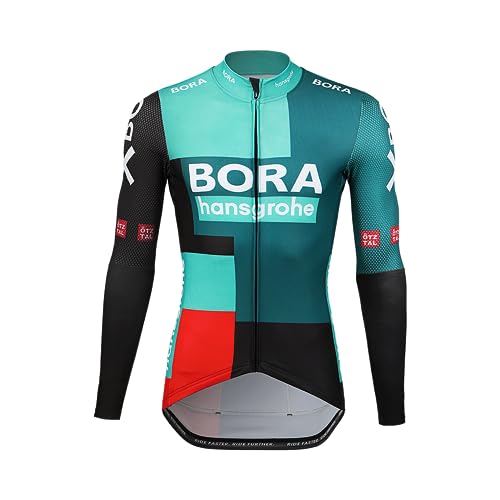 assocauicy Herren Radtrikot Fahrradtrikot Langarm,Radsportanzüge Atmungsaktive Cycling Jersey Schnell Trocknen Radsport Bekleidung von assocauicy