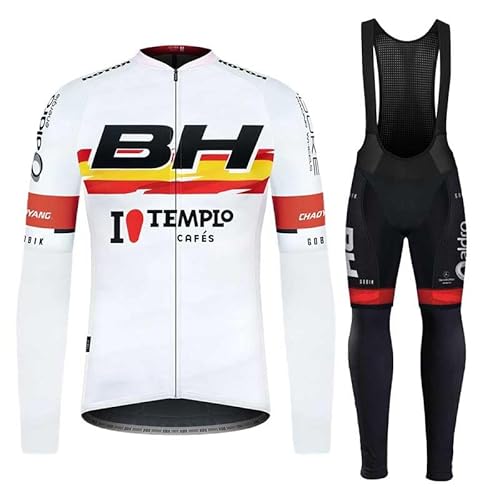 assocauicy Herren Radtrikot Langarm Radfahren Set,Bekleidung 3D Pad Pant Stretch Performance Baumwolle mit Taschen assocauicy Herren Radtrikot Langarm Radfahren Set,Bekleidung 3D Pad Pant Stretch Performance Baumwolle mit Taschen von assocauicy