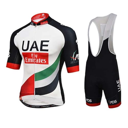 assocauicy Radtrikot Herren Kurzarm Set,Fahrradtrikot Atmungsaktiv Schnell Trocknend Mit 4d Gel Gepolsterter Shorts von assocauicy