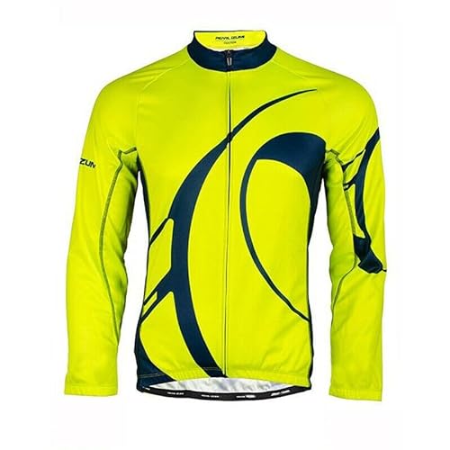 assocauicy Radtrikot Herren Langarm,Fahrrad Trikots Herren Atmungsaktives Fahrradtrikot HäLt Sie Warm,Rennrad Bekleidung Mit Taschen von assocauicy