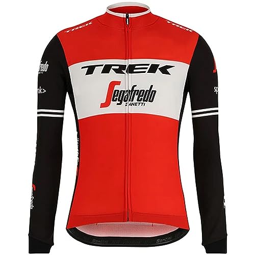 assocauicy Radtrikot Herren Langarm,Fahrrad Trikots Herren Atmungsaktives Fahrradtrikot HäLt Sie Warm,Rennrad Bekleidung Mit Taschen von assocauicy