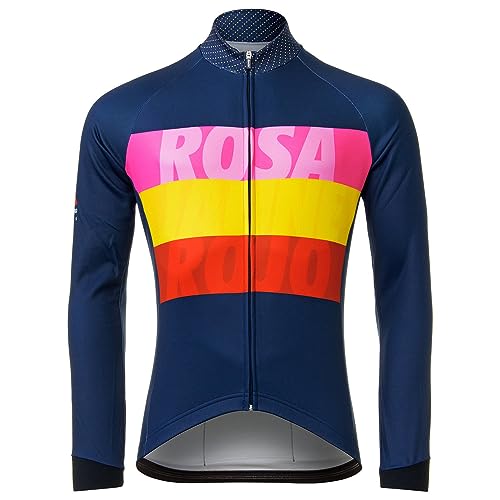 assocauicy Radtrikot Herren Langarm,Fahrrad Trikots Herren Atmungsaktives Fahrradtrikot HäLt Sie Warm,Rennrad Bekleidung Mit Taschen von assocauicy