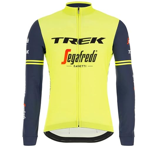 assocauicy Radtrikot Herren Langarm,Fahrrad Trikots Herren Atmungsaktives Fahrradtrikot HäLt Sie Warm,Rennrad Bekleidung Mit Taschen von assocauicy