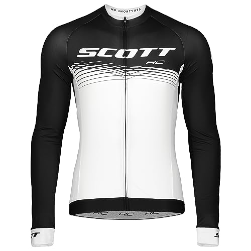 assocauicy Radtrikot Herren Langarm Winter,Fahrrad Trikots Windschutz Mit Fleece Atmungsaktiv Und Schnell Trocken mit Taschen von assocauicy