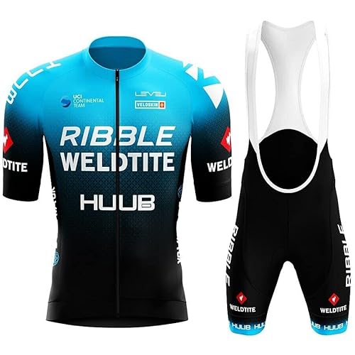 associacy Herren Radtrikot-Set Kurzarm mit 4D Gel-Polsterung, Radsport-Komfortset atmungsaktiv associacy Herren Radtrikot-Set Kurzarm mit 4D Gel-Polsterung, Radsport-Komfortset atmungsaktiv von assocauicy