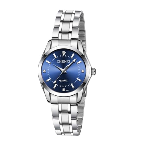 aswan watch Damen Analog Quarz Armbanduhr mit Edelstahlarmband, 3 Zeiger, 27mm Gehäusegröße von aswan watch