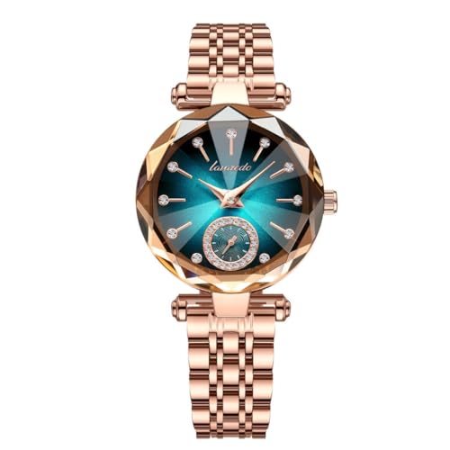 aswan watch Damen Analog Quarz Armbanduhr mit Edelstahlarmband, 2 Zeiger, 32 mm Gehäusegröße,Geschliffenes Uhrenglas aswan watch Damen Analog Quarz Armbanduhr mit Edelstahlarmband, 2 Zeiger, 32 mm Gehäusegröße,Geschliffenes Uhrenglas von aswan watch