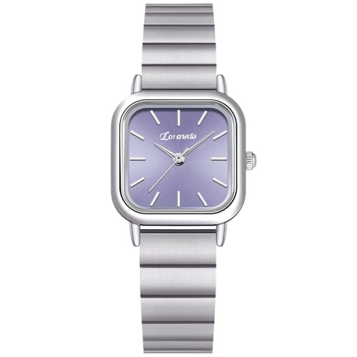 aswan watch Damen Analog Quarz Armbanduhr mit Edelstahlarmband, 3 Zeiger, 25mm Gehäusegröße von aswan watch