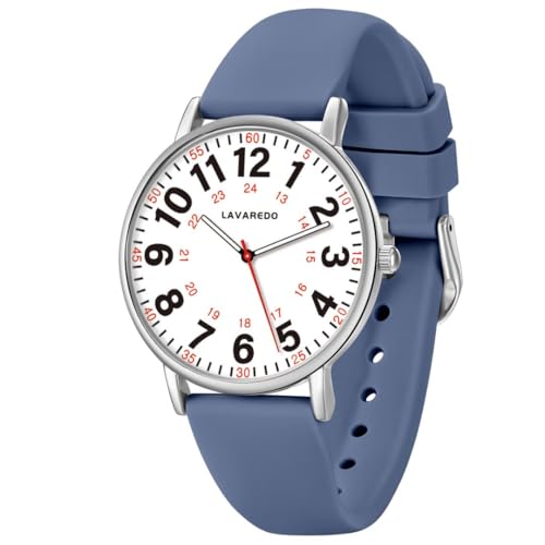 aswan watch Damen und Herren Analog Quarz Armbanduhr mit Silikonarmband,3 Zeiger,38mm Gehäusegröße,Leuchtzeiger,Leuchtzifferblatt,großen Ziffern von aswan watch