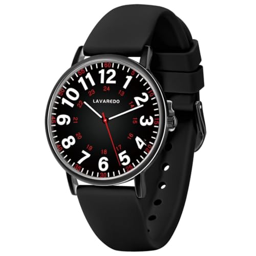 aswan watch Damen und Herren Analog Quarz Armbanduhr mit Silikonarmband,3 Zeiger,38mm Gehäusegröße,Leuchtzeiger,Leuchtzifferblatt,großen Ziffern von aswan watch