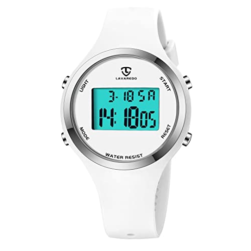 aswan watch Digitaluhr für Damen mit Wecker,Stoppuhr,LED Licht,Datum-Casual Armbanduhr mit Silikonarmband aswan watch Digitaluhr für Damen mit Wecker,Stoppuhr,LED Licht,Datum-Casual Armbanduhr mit Silikonarmband von aswan watch
