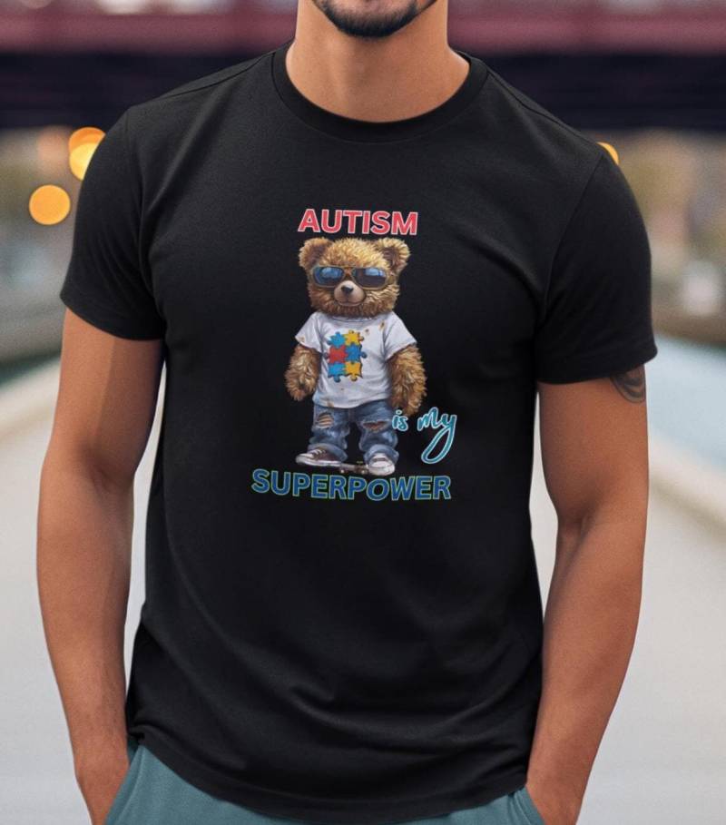 Autism Is My Superpower | Unisex T-Shirt Rundhals - Shirt Autismus Superpower| Akzeptanz Autism Is My Superpower | Unisex T-Shirt Rundhals - Shirt Autismus Superpower| Akzeptanz von atNaab