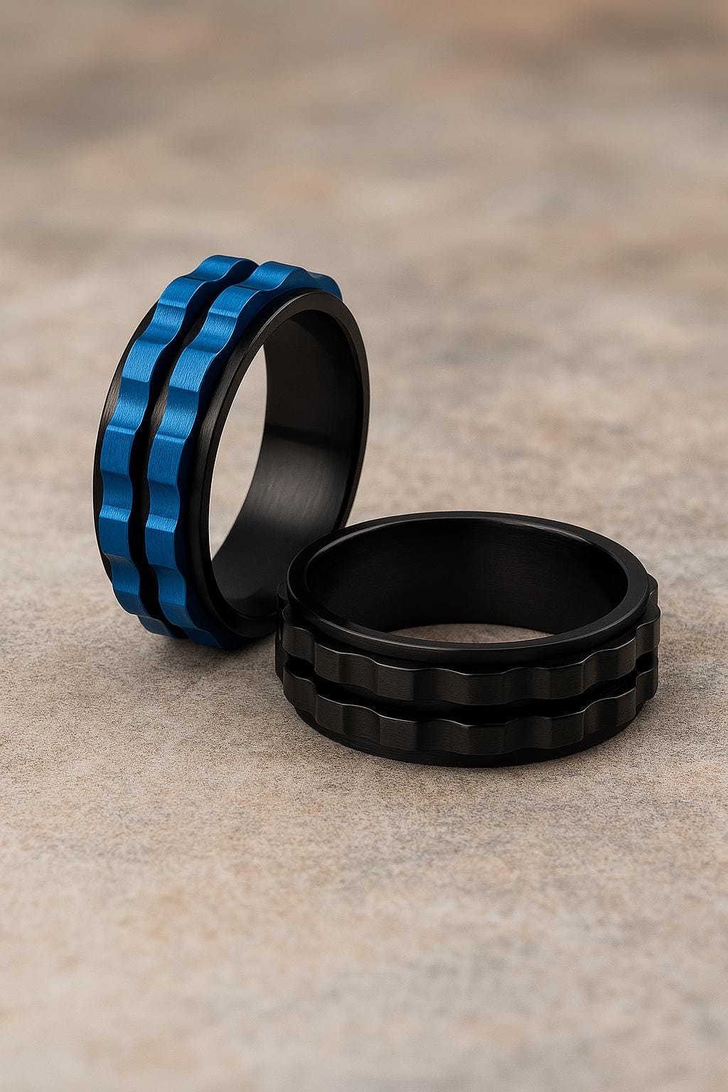 Spincore Fidget Ring - Edelstahl Kettenspinner-Ring Gegen Stress & Angst Drehbarer Für Erwachsene Unauffälliges Fidget-Tool Spincore Fidget Ring - Edelstahl Kettenspinner-Ring Gegen Stress & Angst Drehbarer Für Erwachsene Unauffälliges Fidget-Tool von atNaab