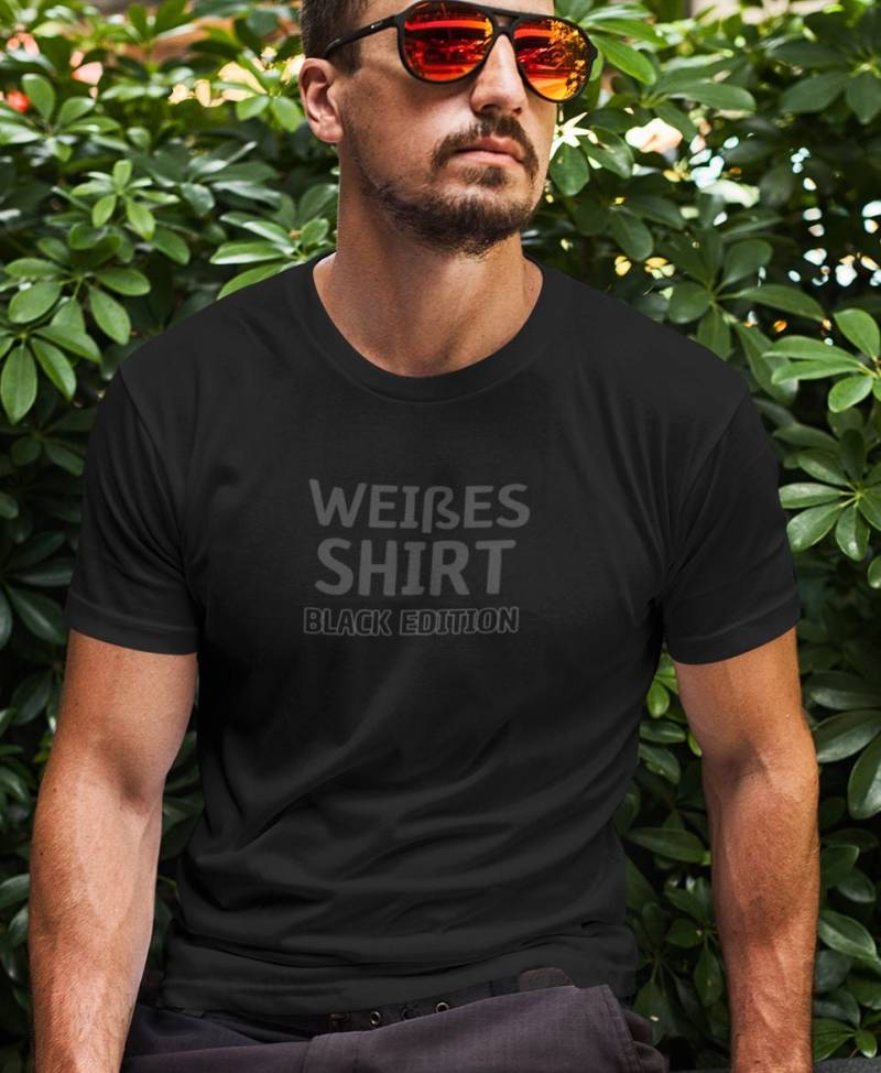 T-Shirt Black Edition | Lustiges Shirt Unisex Baumwolle Geschenk Geburtstag T-Shirt Black Edition | Lustiges Shirt Unisex Baumwolle Geschenk Geburtstag von atNaab