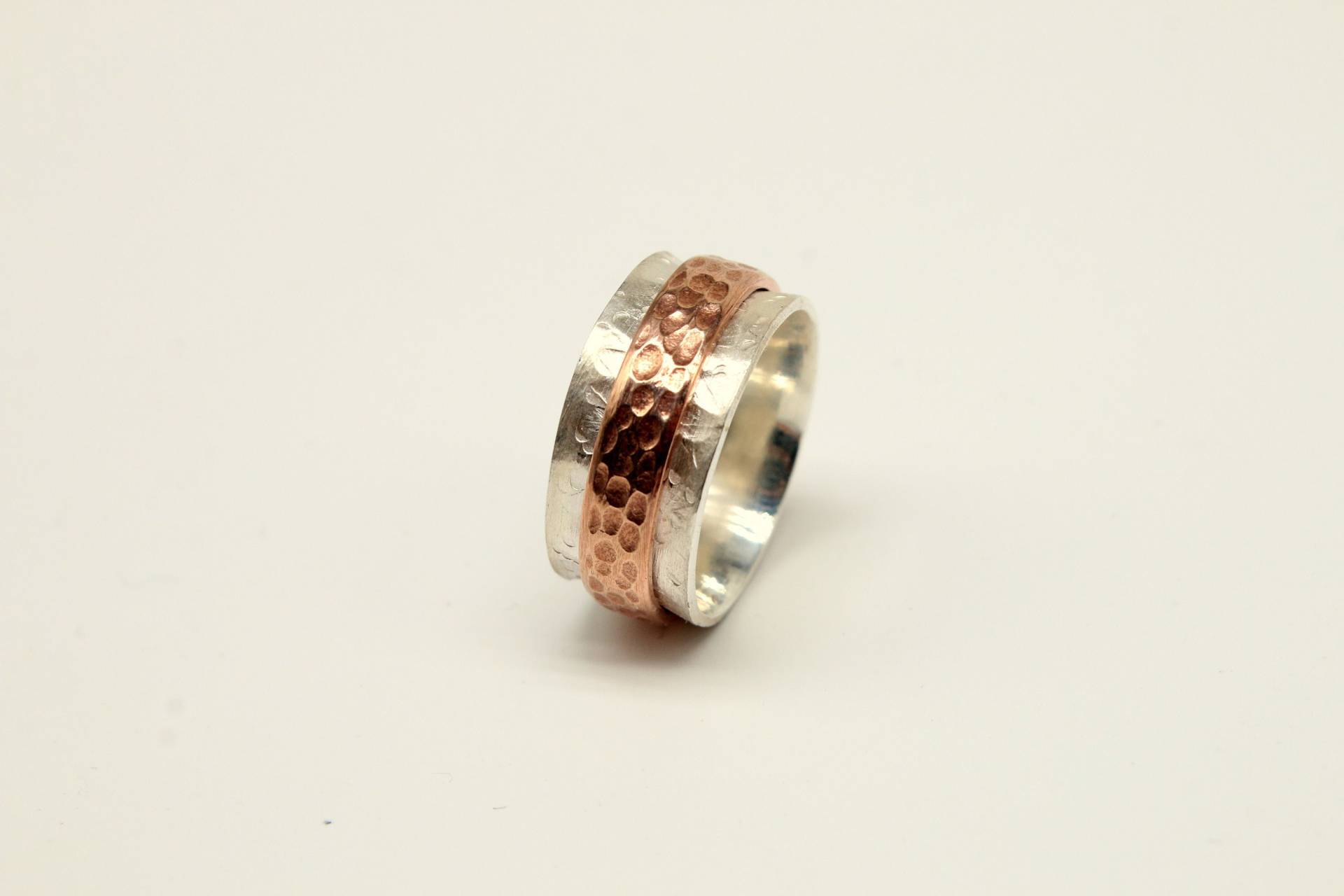 Spinner Ring, Handgemachte Meditation Ehering, Fidget Silber Ringe Für Frauen von atalantasilver