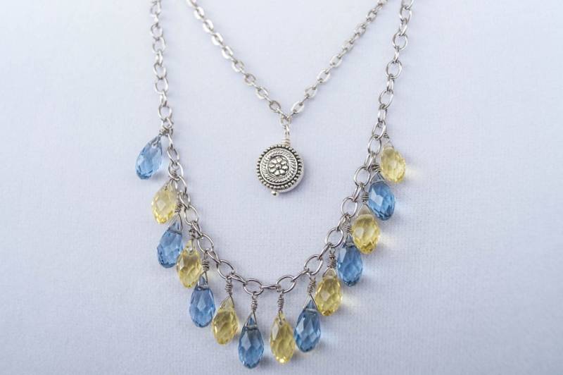 Halskette-Crystal Halskette-Crystal von atcreadinginthewoods