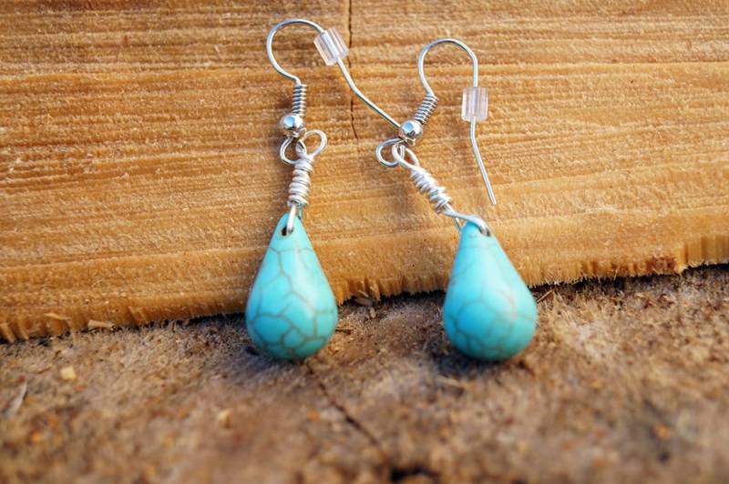 Ohrringe Türkis Ohrringe Türkis von atcreadinginthewoods