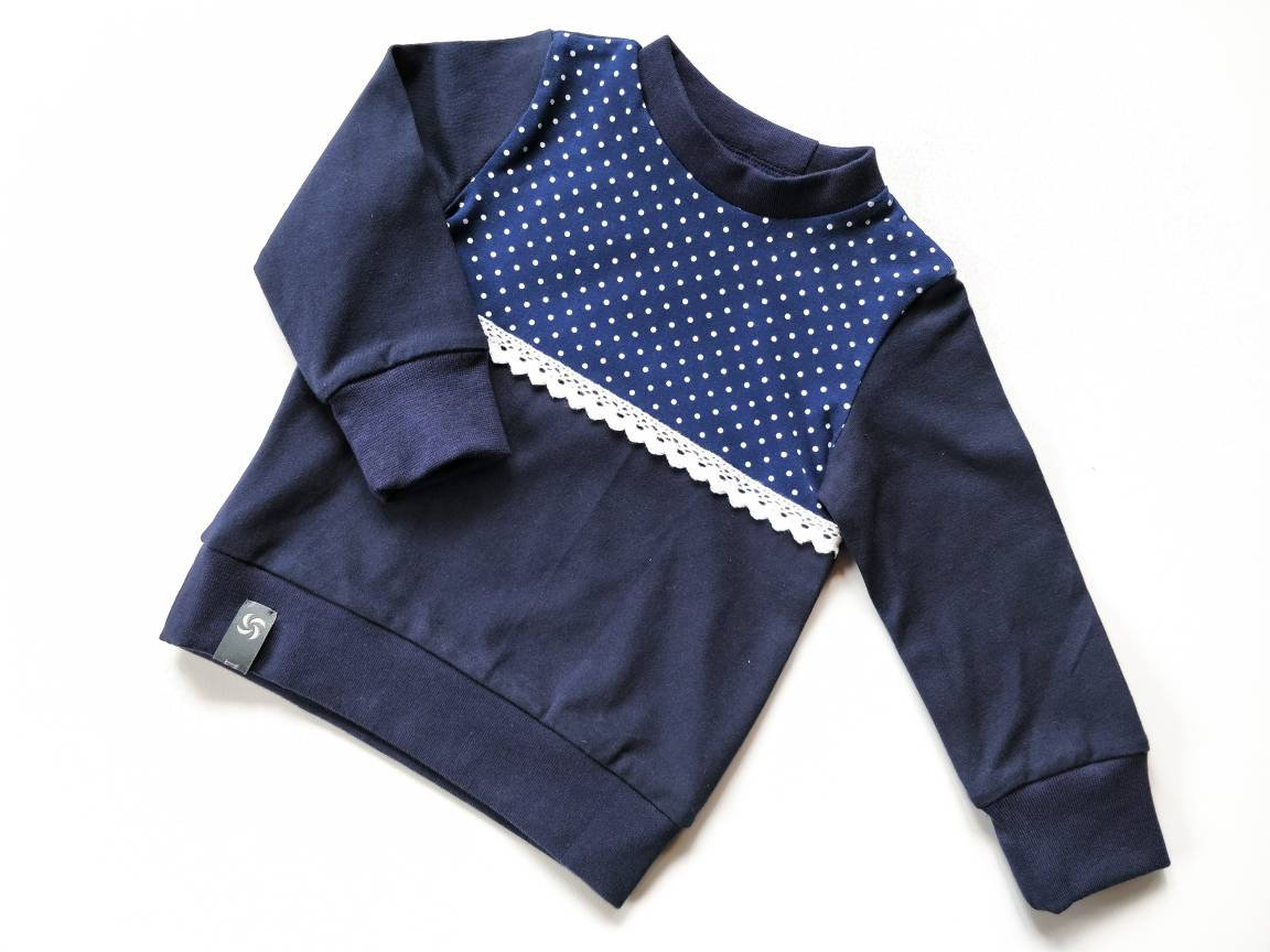 Langarm-Shirt Kinder, Kinder Pullover, Shirt, Baby, Mädchen, T-Shirt, Kurzarm, Punkte von atelierIZMA