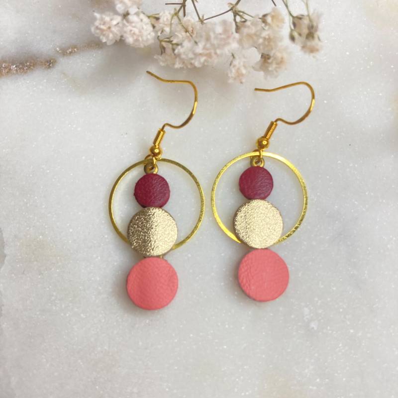 Blattförmige Ohrringe Aus Echtem Leder - Lederschmuck Blätter Blattförmige Ohrringe Aus Echtem Leder - Lederschmuck Blätter von ateliercreacile