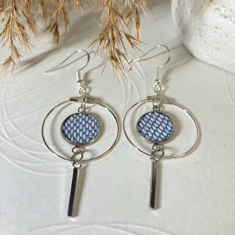 Leder-Creolen - Lederohrringe Lederschmuck Leder Geschenke Frauen Creolen Leder-Creolen - Lederohrringe Lederschmuck Leder Geschenke Frauen Creolen von ateliercreacile