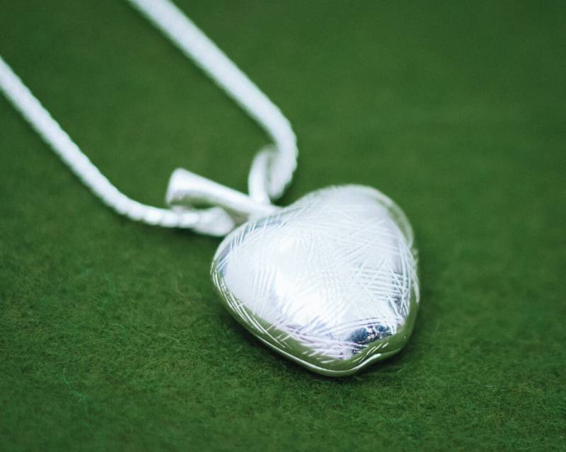 Apfel Medaillon Anhänger - Sentimental Fotografie Kettenset Hypoallergen von ateliershinji