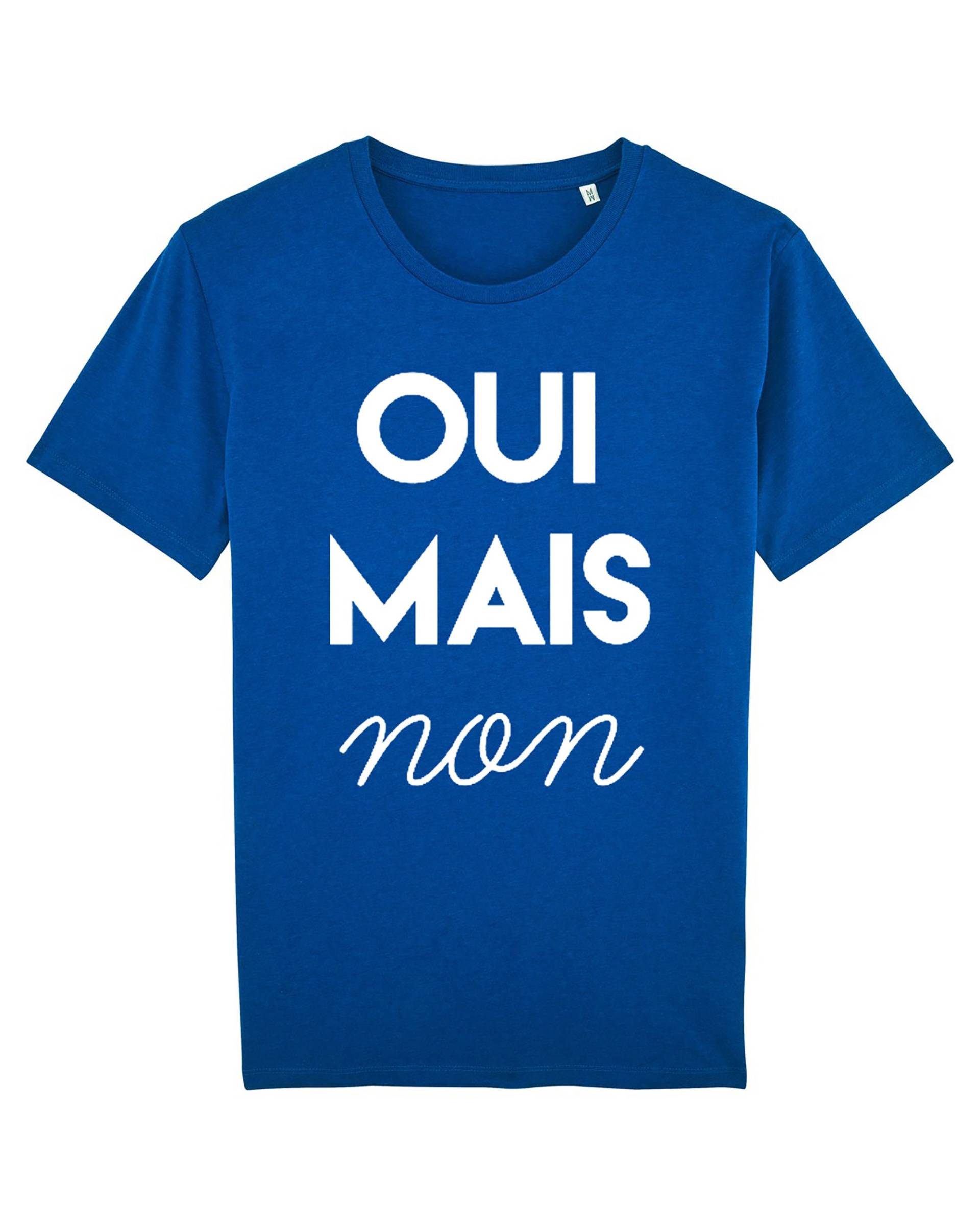 Unisex Blaues Ja, Aber Nein T-Shirt Unisex Blaues Ja, Aber Nein T-Shirt von atelierteesshop