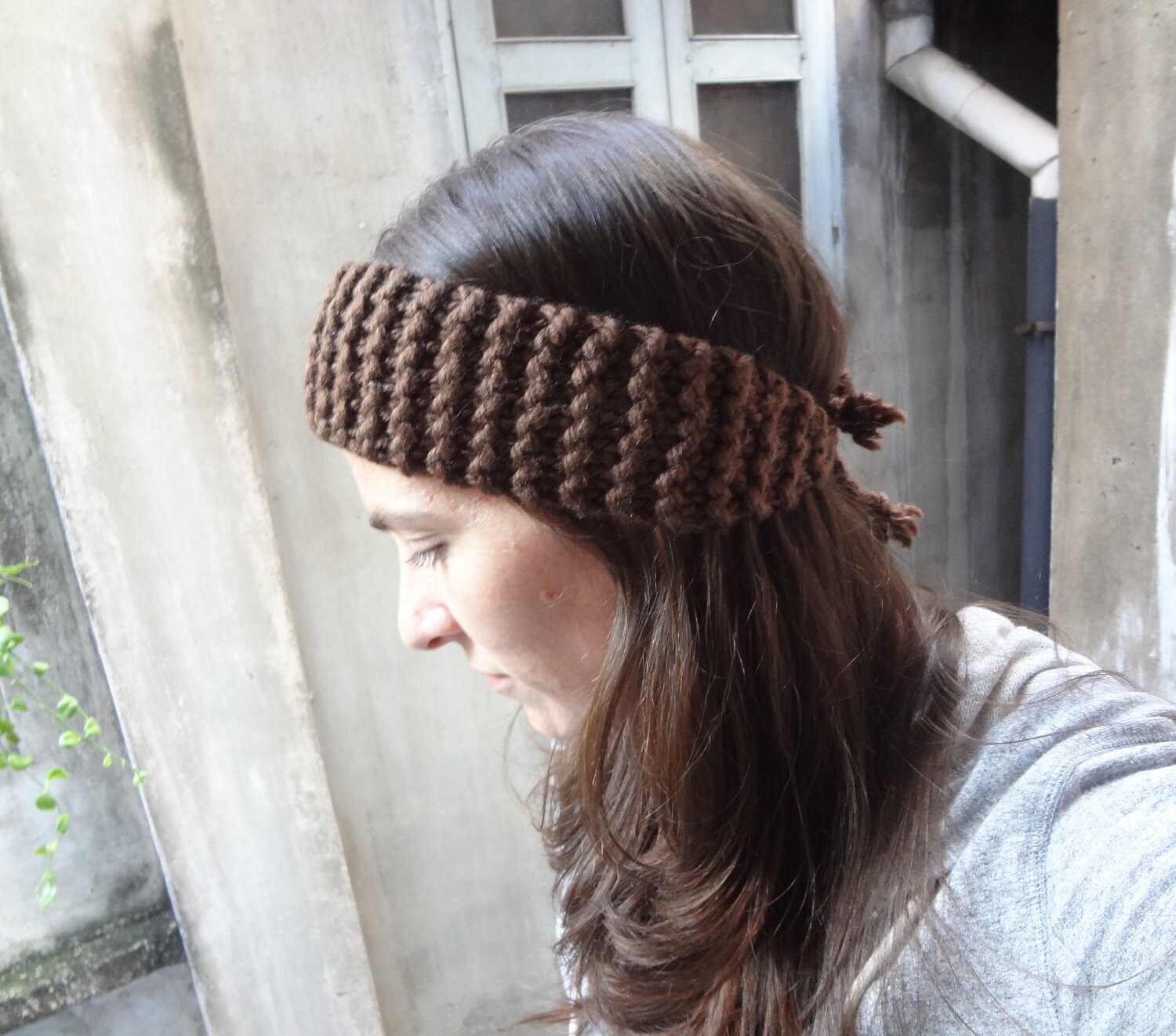 Braune Strick Stirnband - Frauen Haare Wickeln Gestrickte Geschenk Für Sie Braune Strick Stirnband - Frauen Haare Wickeln Gestrickte Geschenk Für Sie von atizayknits