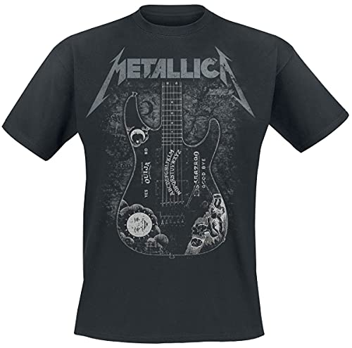 Metallica Hammett Ouija Guitar Männer T-Shirt schwarz 3XL 100% Baumwolle Band-Merch, Bands von atmosphere