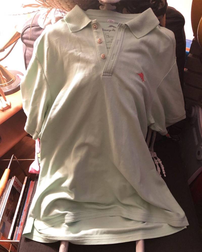 Herren Große Tommy Bahama Poloshirt von atomickitkatvintage