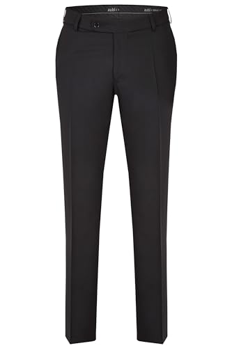aubi: Herren Businesshose Anzughose Flat Front Modell 26, Farbe:schwarz (50), Größe:26 von aubi: