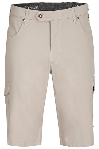 aubi: Herren Shorts High Flex Broken Twill Modell 616, Farbe:grau (56), Größe:26 von aubi: