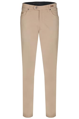 aubi: Herren Sommer Hose Baumwollhose High Flex Broken Twill Modell 577, Farbe:beige (18), Größe:54 von aubi: