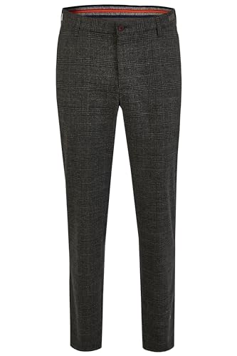 aubi: Modern Fit Herren Businesshose Anzughose Ceramica Wolloptik Chino Modell 288, Farbe:grau (53), Größe:27 von aubi: