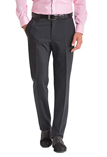 aubi: Modern Fit Herren Businesshose Anzughose Flat Front Modell 188, Farbe:anthrazit (51), Größe:52 von aubi:
