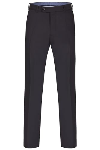 aubi: Modern Fit Herren Businesshose Anzughose Flat Front Modell 188, Farbe:schwarz (50), Größe:24 von aubi: