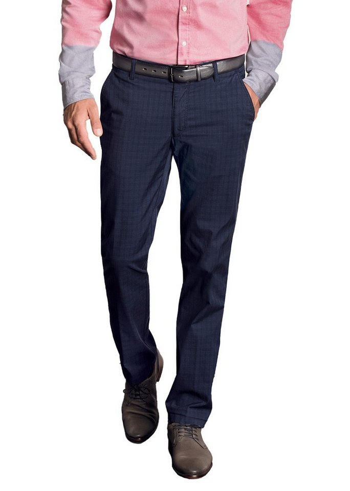 aubi: Stoffhose aubi Modern Fit Herren Sommer Hose Baumwollhose Ceramica Glencheck Modell 588 von aubi: