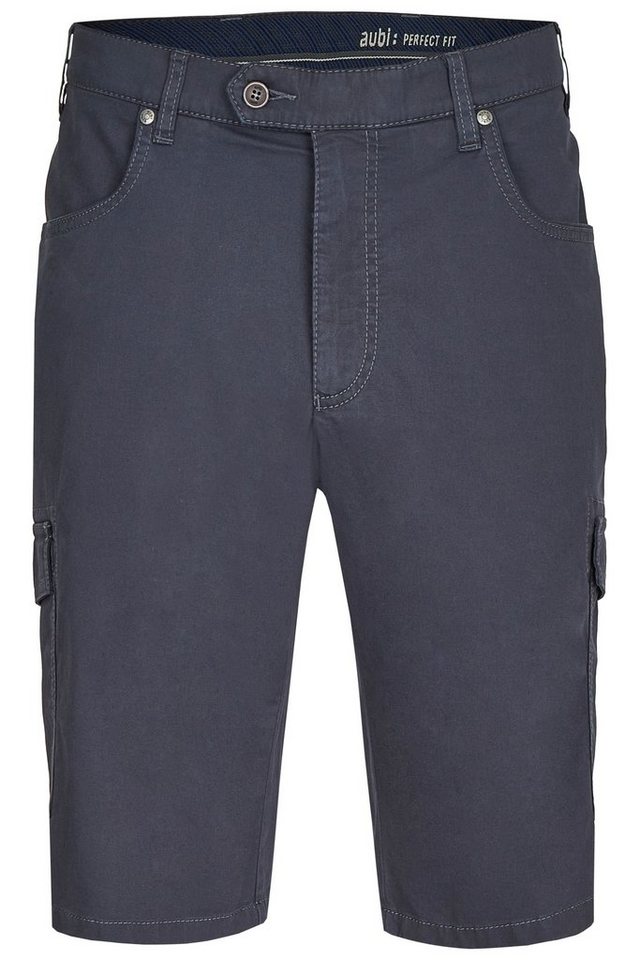 aubi: 3/4-Hose aubi Perfect Fit Herren Shorts High Flex Broken Twill Modell 616 von aubi: