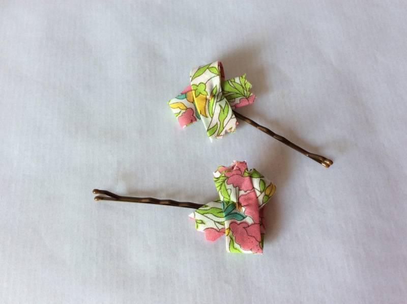 Barrette Liberty Poppy & Daisy Barrette Liberty Poppy & Daisy von auboutdufililya